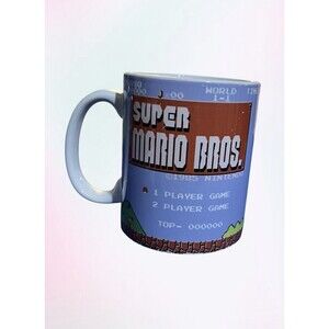 2017 Nintendo Super Mario Bros. NES Classic Ed Official 11 0Z MUG Used